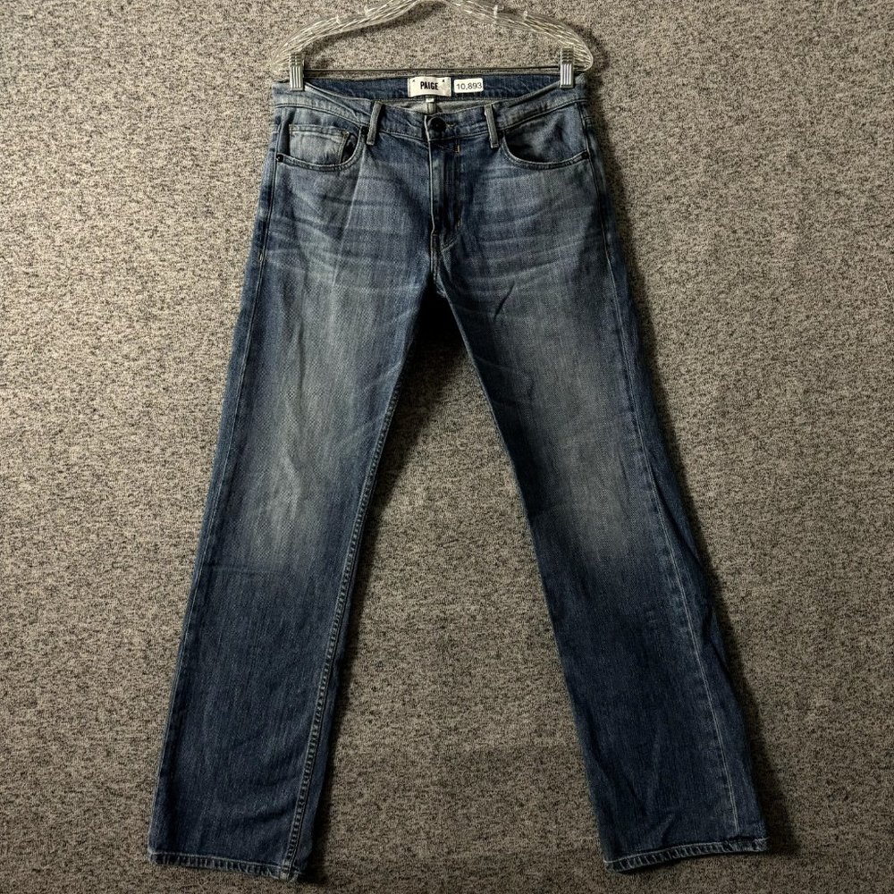 Paige Men's Size 31 Blue Denim Doheny Straight Leg Jeans